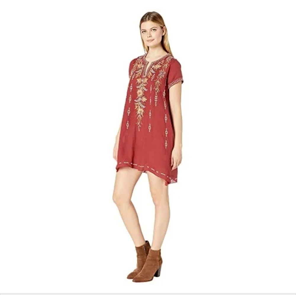 NWT-Johnny Was Hevea Notched Neck Draped Tunic